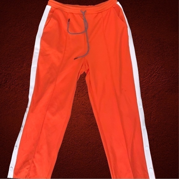 Orange joggers with button down legs - Picture 15 of 15